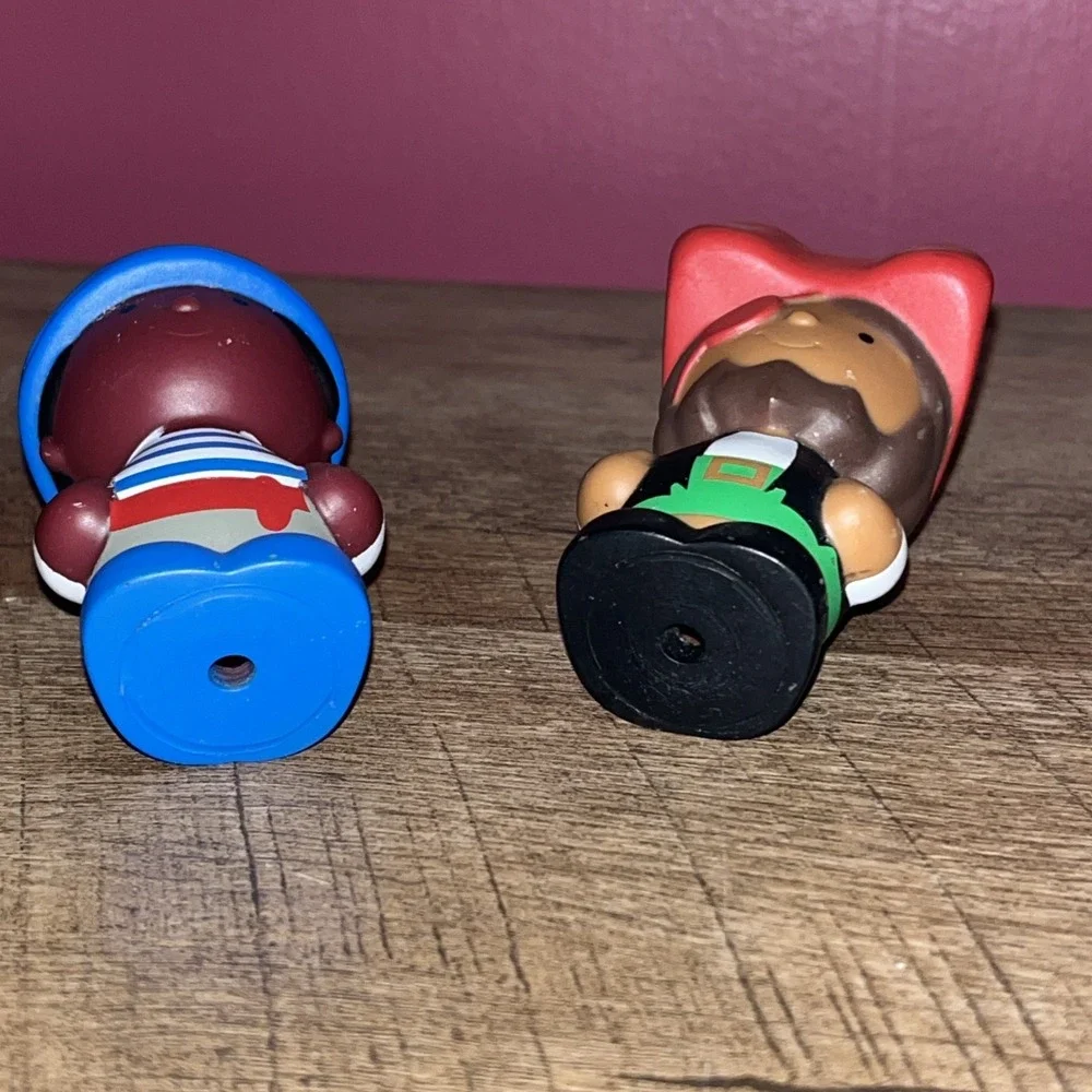 Lot of 2 Water Table Pirate Boy Toy‎ Figures Replacement Vinyl Figure 3